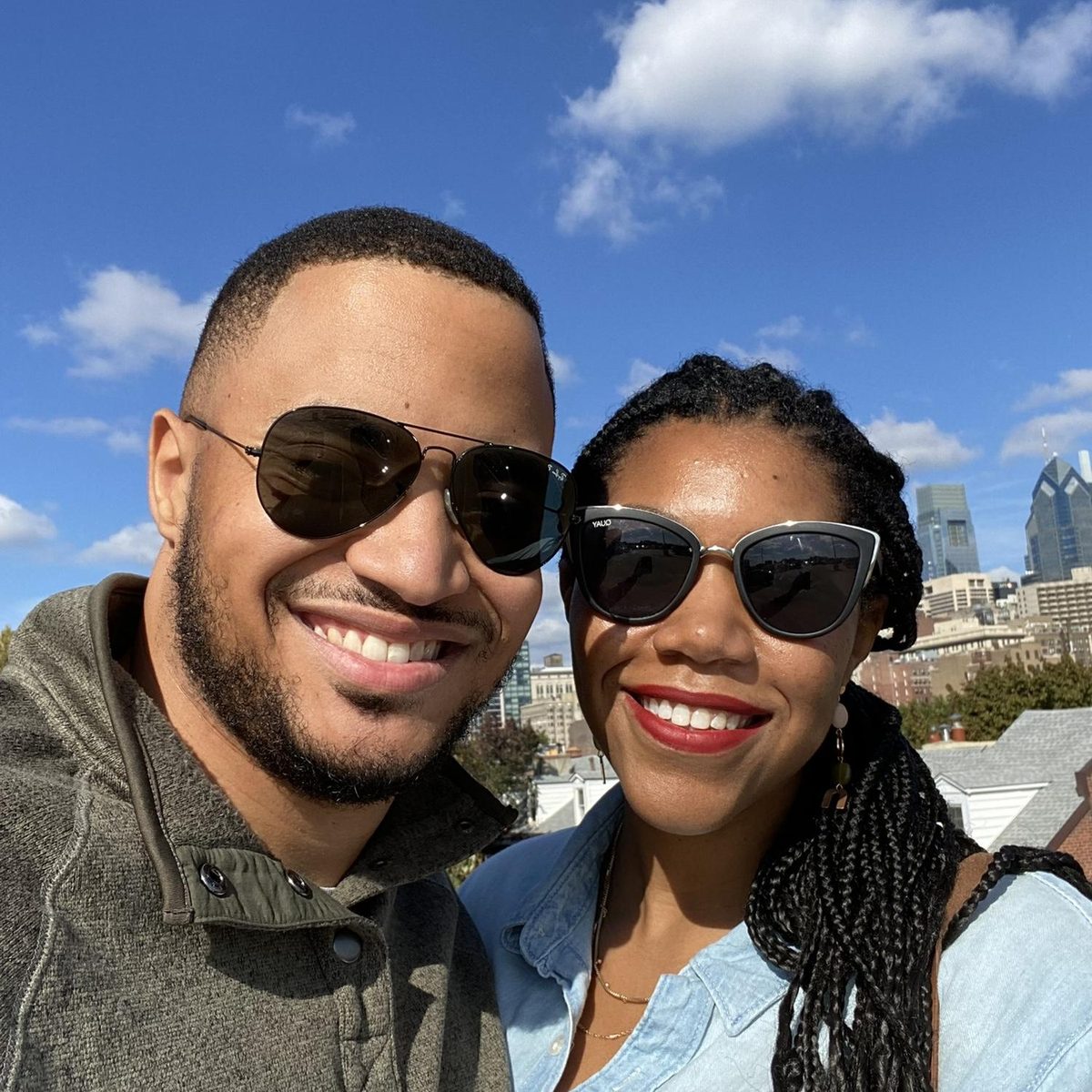 Sarah and Charles - city selfie