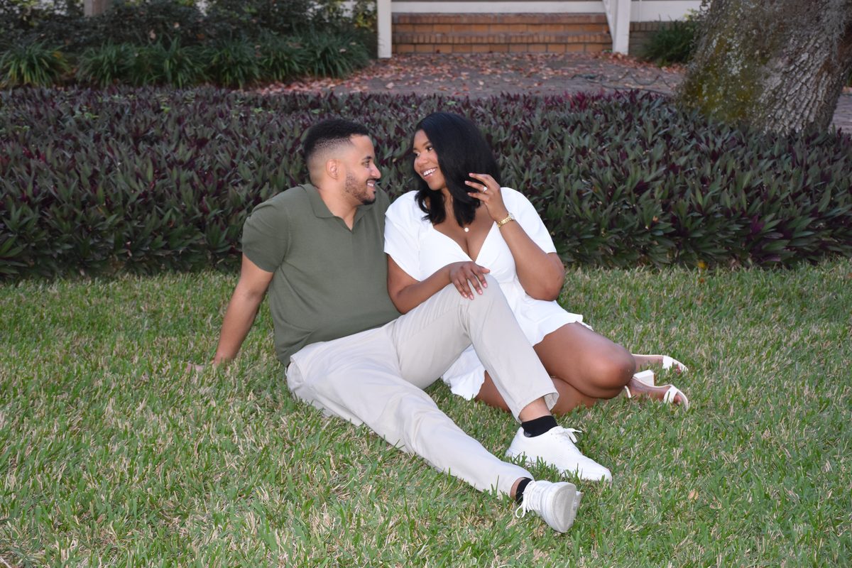 Sarah and Charles engagement photo