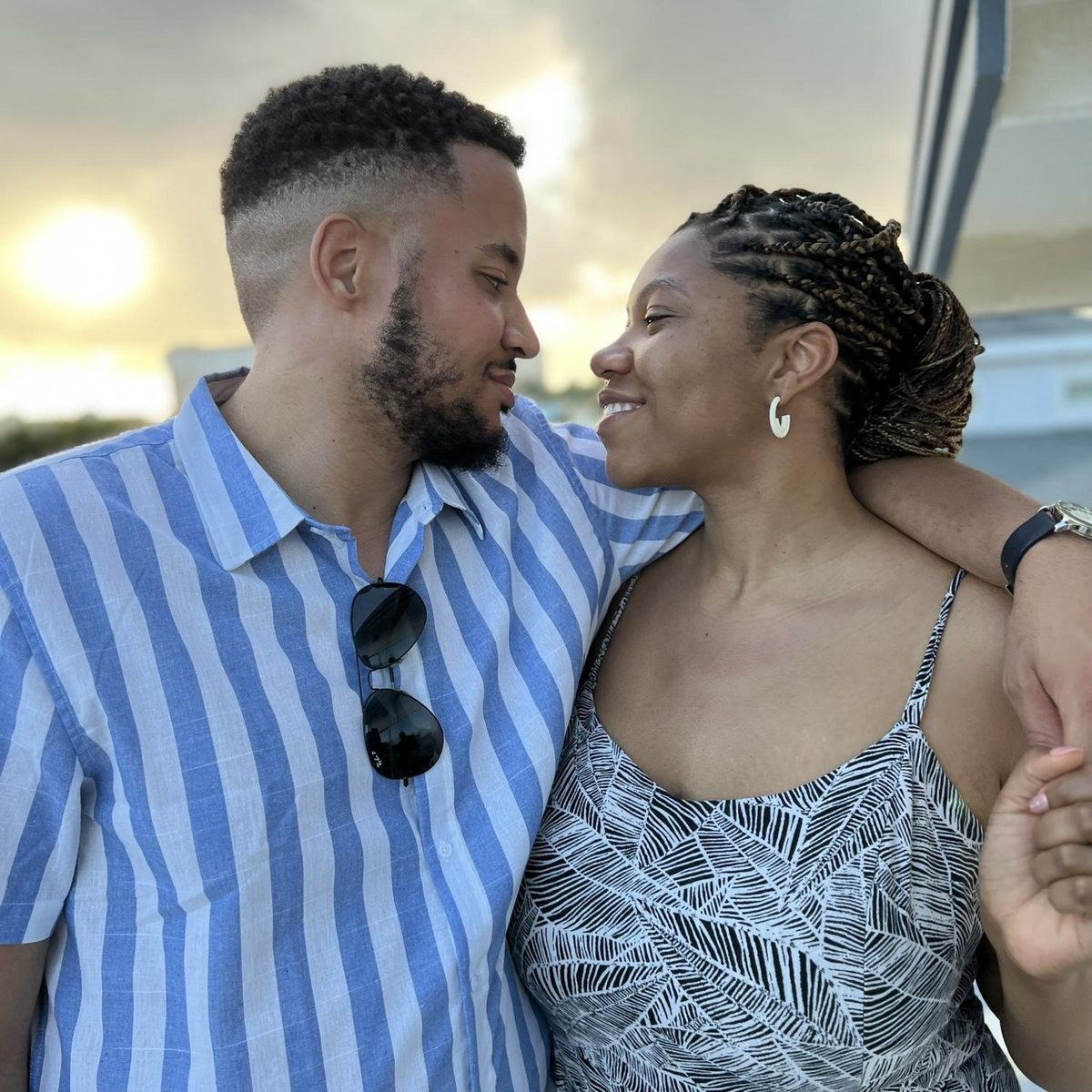 Sarah and Charles - sunset